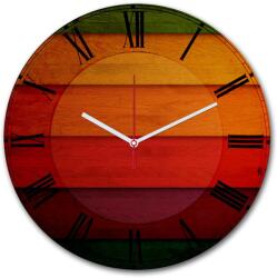 Wallity Decorative MDF Clock Multicolor 3030MS-034