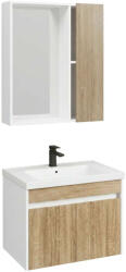 Rea Faro set mobilier de baie 58x46.5x42 cm sub chiuveta pe perete alb REA-M0037 (REAM0037)