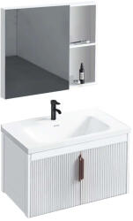 Rea Astor set mobilier de baie 59x46x39.5 cm sub chiuveta pe perete bej REA-M0003 (REAM0003)