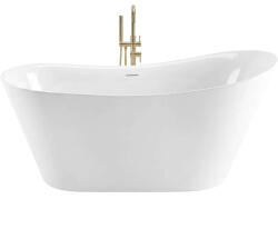 Rea Lusso cadă freestanding 170.5x74 cm ovală alb REA-W0504 (REAW0504)