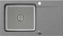 Quadron Edward chiuvetă din granit-oțel 78x44 cm gri/grafit/onix FUS_E7844SZ (FUSE7844SZ) Chiuveta