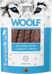 WOOLF DOG SNACKS Salmon with Carrot strips 100g