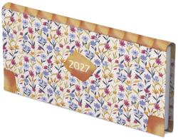 TopTimer Zsebnaptár TOPTIMER Joy T030 fekvő fehér lapos Sunshine UV lakk 2027 (T030J-322) - vectraline