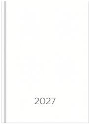 VECTRALINE Határidőnapló VECTRALINE Monocolor fehér B/6 heti fehér lapos 2027 (23.09955) - vectraline