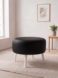  Atelier Del Sofa Puff Fekete Az-Ovl-02-Byz - Fekete