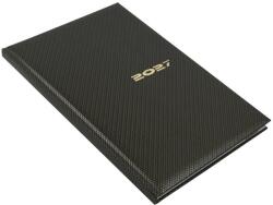 Realsystem Határidőnapló REALSYSTEM Carbon B/5 heti fehér lapos bronz 2027 (5611-82) - vectraline