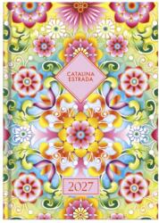 VECTRALINE Határidőnapló VECTRALINE Catalina sárga B/6 napi fehér lapos 2027 (23.09944) - vectraline