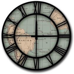 Wallity Decorative MDF Clock Multicolor 5050MS-007
