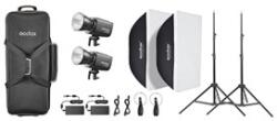 GODOX Litemons LA150R K2 RGB LED Video Light 2 light kit (Fekete) (LA150R K2 Black)