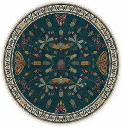 Conceptum Hypnose Carpet (90 x 90) Blue Kece-Fr65