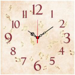 Wallity Decorative MDF Clock Multicolor Msk-40