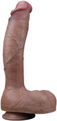 SuperLove Dual Layered Platinum Silicone Realistic Dildo 26.7cm Skin Dildo
