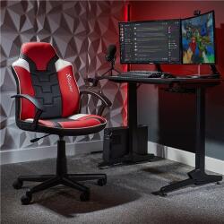  X Rocker Saturn gamer szék gyerekeknek és tinédzsereknek - fekete/piros (PC)