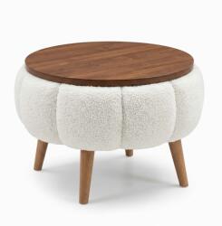  Atelier Del Sofa Side Table White Papatya - White