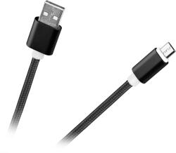M-Life micro USB töltő- és adatkábel, fekete, 1 m L-ML0801B (ML0801B)