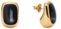 BERRIES cercei pentru femei argint placat cu aur Alexis Black Earings 9BY2-AKDYP7_GLD (K0010G)