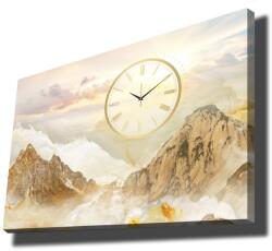 Wallity Decorative Canvas Wall Clock Multicolor 70100CS-017