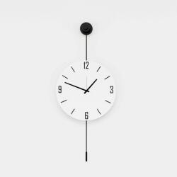 Wallity Dekoratív Fém Falióra Fekete Mclock-00117