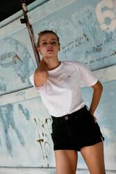Muuv Muuv. Muuv tricou oversized pentru femei din bumbac '80s MBY2-TSDZZT_00X (ovesize.tshirt.80s)