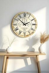 Wallity Decorative MDF Clock Multicolor Huhuas00037