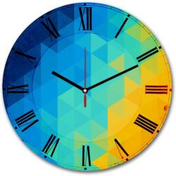 Wallity Decorative MDF Clock Multicolor 3030MS-020