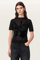 AllSaints tricou pentru femei din modal ATHEA SHEER TEE 9BY2-TSDZ3U_99X (W031JF)