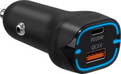  Inne Încărcător auto cu USB-A și USB-C, Power Delivery și Quick Charge 38W L-GSM1055 (GSM1055)