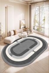 Conceptum Hypnose Carpet (100 x 150) Anthracite Sftkece047-Oval