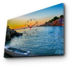 Wallity Decorative Canvas Wall Clock Multicolor 5070CS-78