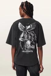 AllSaints tricou oversized pentru femei din bumbac SERAPH AMELIE SS 9BY2-TSDZ3T_99X (W047JF)