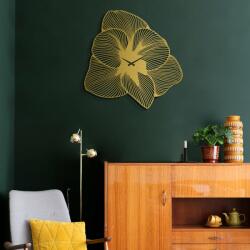 Wallity Dekoratív Fém Falióra Arany Azalea Fém Falióra - APS039 70 - Piros