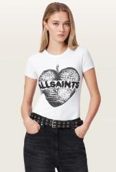 AllSaints tricou pentru femei cu bumbac REFLECT STEVIE TEE 9BY2-TSDZ3W_00X (W024JF)