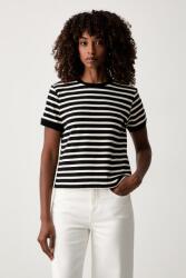 Morgan tricou pentru femei din bumbac cu elastan 9BY2-TSDZ7F_99X (DFARO)