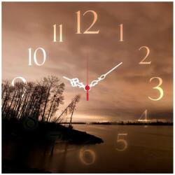 Wallity Decorative MDF Clock Multicolor Msk-39