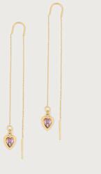 Guess cercei pentru femei din oțel inoxidabil cu zirconiu cubic CRYSTAL LOVE 9BY2-AKDZ1C_GLD (JUBE06.364JW)
