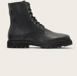 AllSaints încălțăminte pentru bărbați din piele Skiff Military Boot 9BY2-OBMYHU_99X (M054FD.BLK)