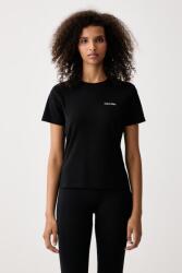 Calvin Klein t-shirt női pamut elasztánnal - fekete XS