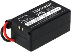 Utángyártott Parrot drón akkumulátor 11.1V 1500mAh - CameronSino (CS-PAT200RX)