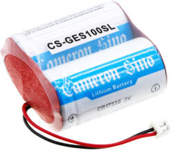 Utángyártott Glutz Ajtózár Li-MnO2 elem 3V 2700mAh CR-23ZCF2CN, 271964 (CS-GES100SL)