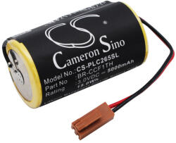 Utángyártott GE PLC Li-MnO2 elem 3V 5000mAh A98L-0031-000, A20B-0130-K106 - CameronSino (CS-PLC265SL)