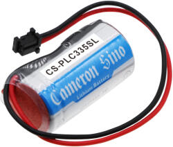 Utángyártott Mitsubishi PLC Li-MnO2 elem 3V 1800mAh Q6BAT, CR17335SE-MC - CameronSino (CS-PLC335SL)