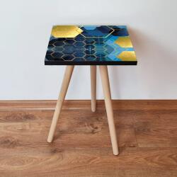 Hanah Home Lerakóasztal Navy Kék Arany Kék Shp160 - Sötétkék