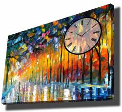 Wallity Decorative Canvas Wall Clock Multicolor 70100CS-004