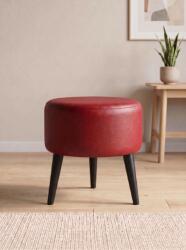  Atelier Del Sofa Pouffe Red Az-Ovl-01-Syh - Red