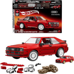 Mattel Brick Shop Hot Wheels '84 Audi Sport Quattro építőjáték kisautóval (JLK39) - jatekbirodalom