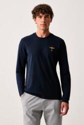 Aeronautica Militare hosszúujjú férfi pamut - sötétkék XXL - answear - 20 990 Ft