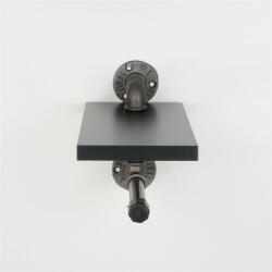  Wallity Pipe Shelf Black BORURAF238