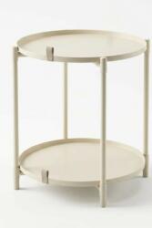 Hermia Side Table Cream AYAK - KREM/TEPSI - KREM