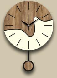 Wallity Dekoratív Falióra Walnut Cream Vlnt109kr