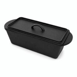 Newalor Tavă Newalor din fontă pentru pâine, cu capac, 35 × 13, 5 × 11 cm, 3 litri, NW43 Tava